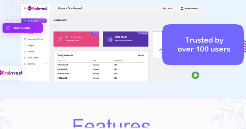 Proinvest investment script