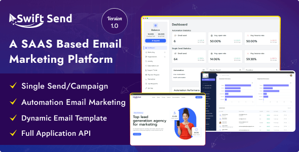 Swift Send – A SAAS Based Email Marketing Platform