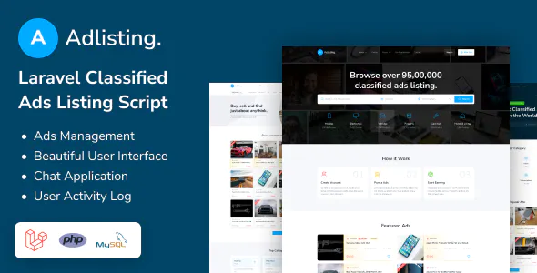 Adlisting – Buy Sell Classified Ads Marketplace Laravel Script V4.18