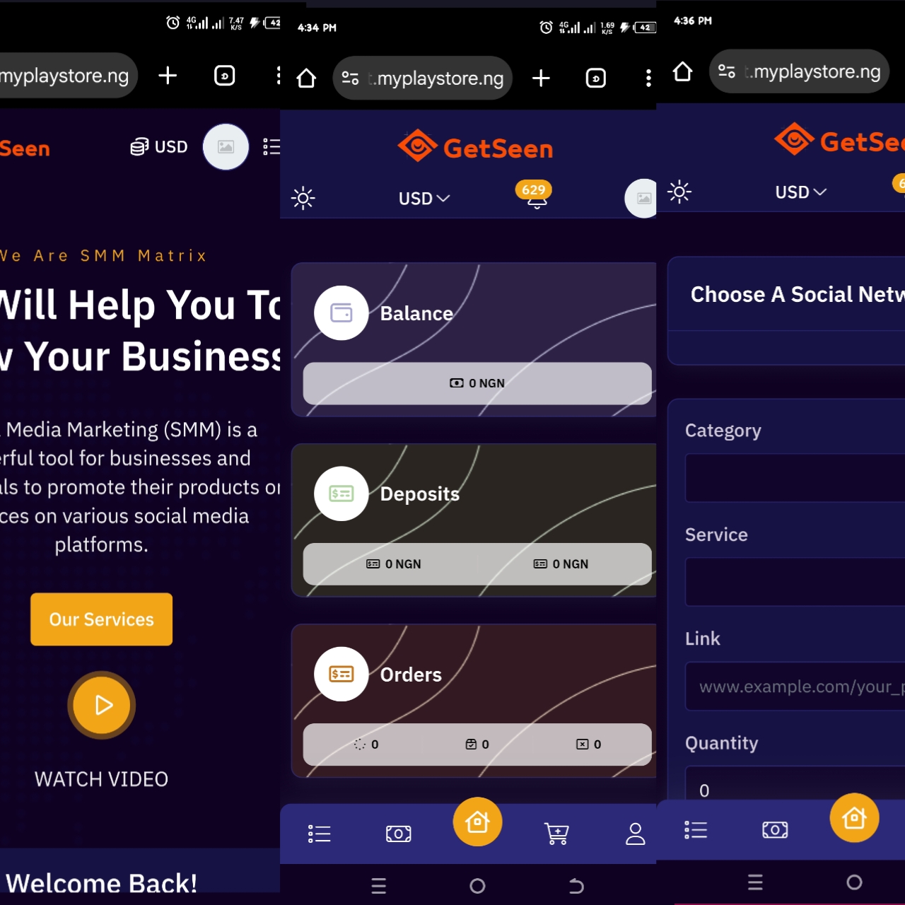 Social media marketing SMM script