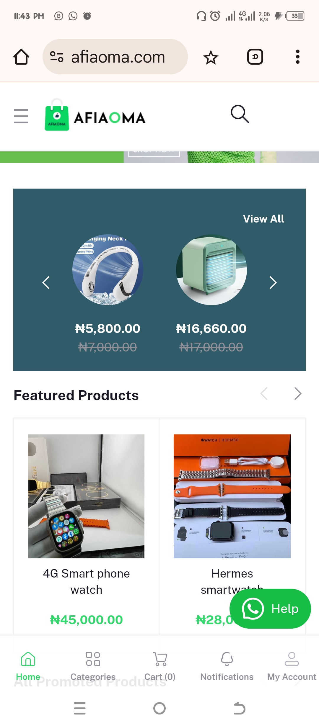 WhatsApp Order Ecommerce Script